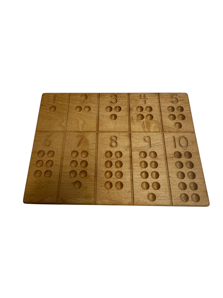 Reversible 1-10 Number Board