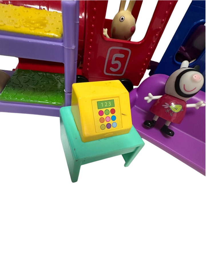 Peppa Pig Miss Rabbit's Train, Campervan, Bedroom Set Bundle
