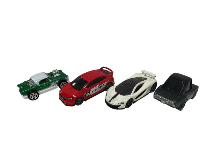 Assorted Pack of Four Cars
