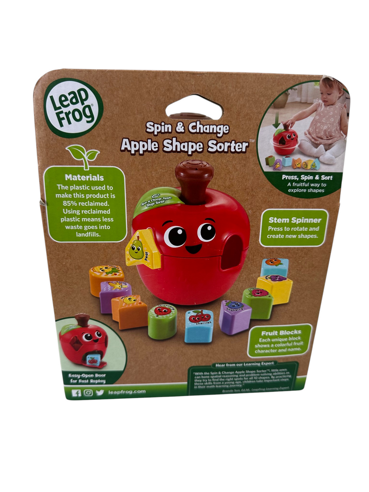 Spin & Change Apple Shape Sorter