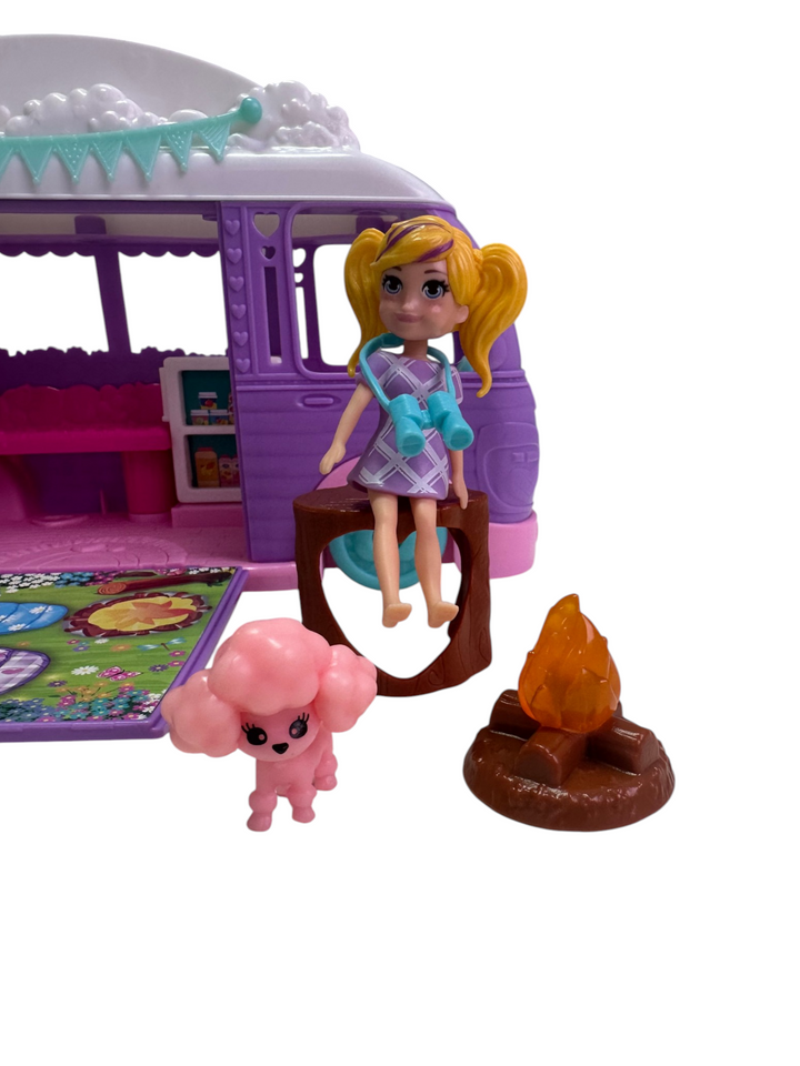 Polly Pocket Glamping Camper Van Set