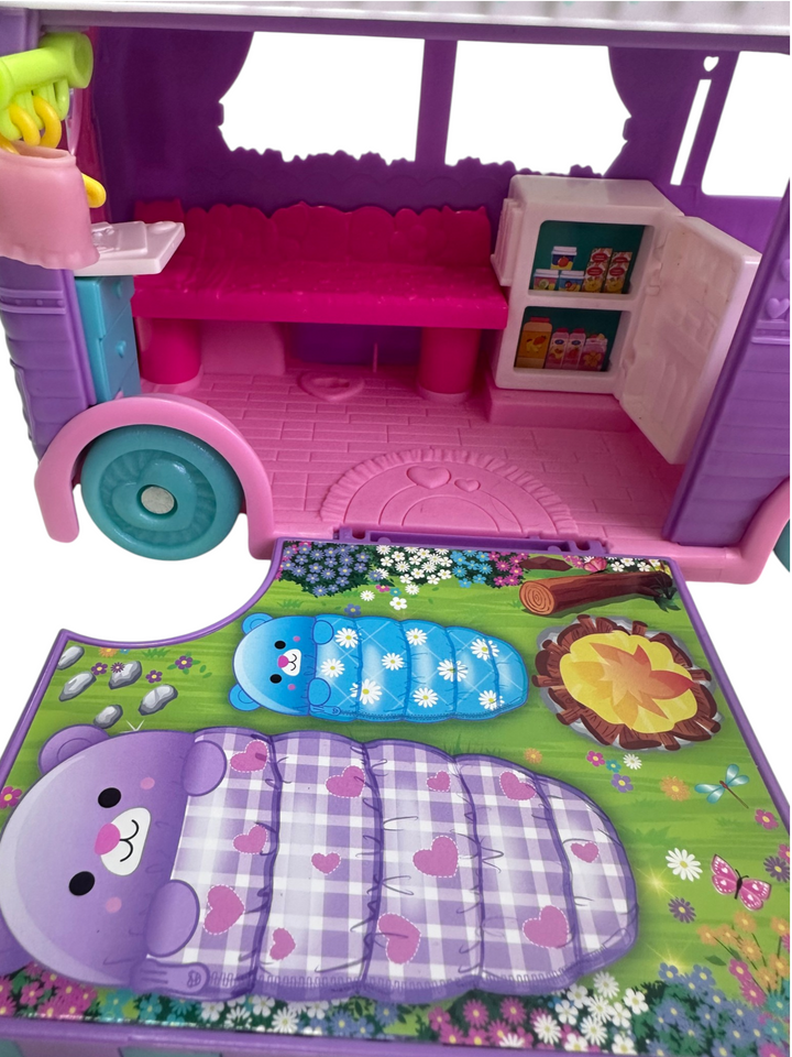 Polly Pocket Glamping Camper Van Set