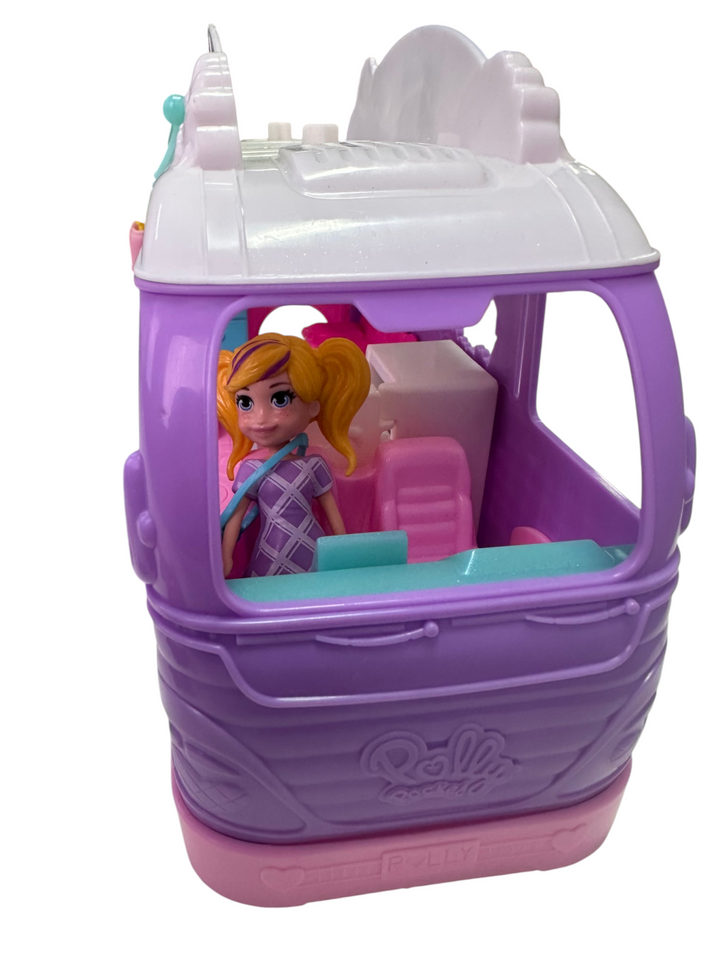 Polly Pocket Glamping Camper Van Set