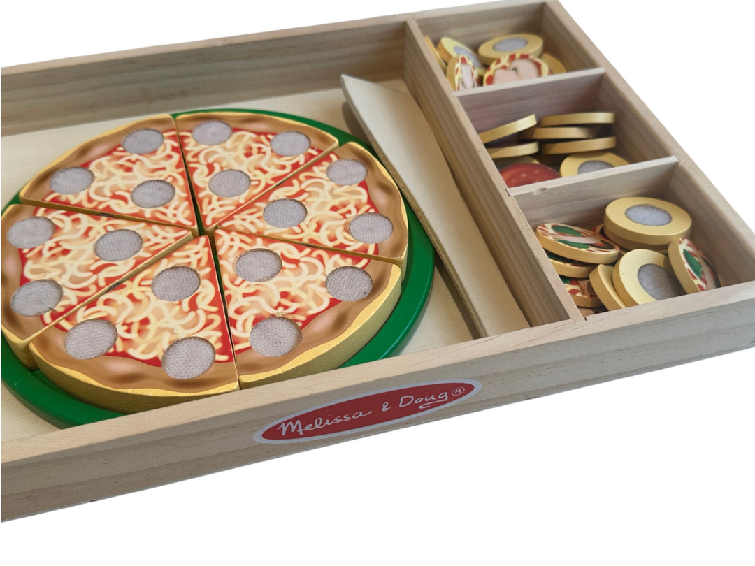 Wooden Pizza Party Play Set