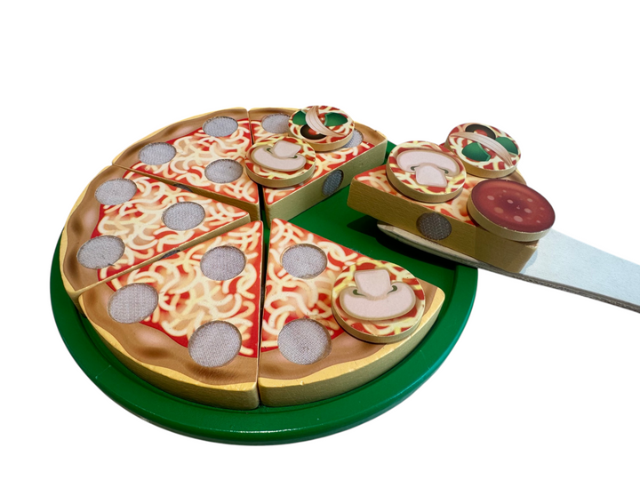 Wooden Pizza Party Play Set