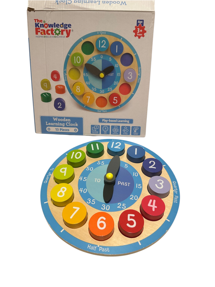 Wooden Learning Clock