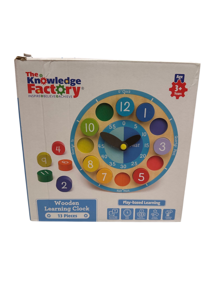 Wooden Learning Clock