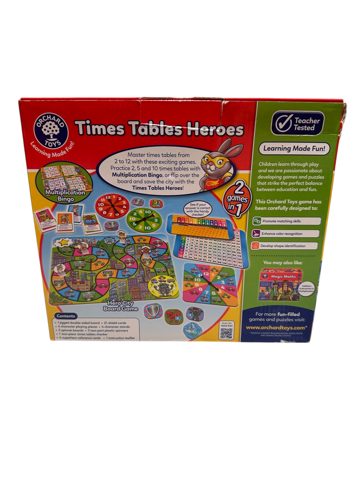 Times Tables Heroes Game