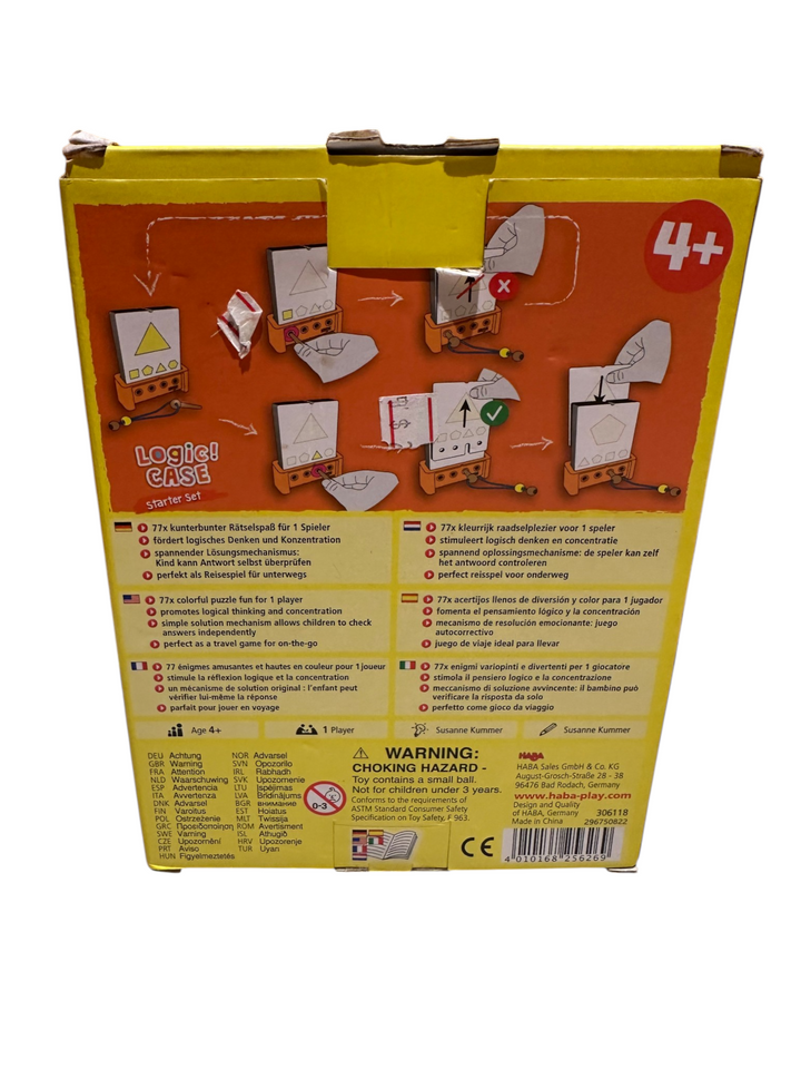 Logic! Case Starter Set 4+ (306118) with Logic! Case Extension Set 5+