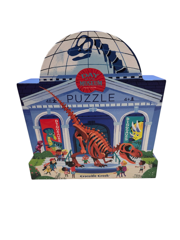 Day at the Museum (Dinosaurs) - Shaped Puzzle, 48 pcs