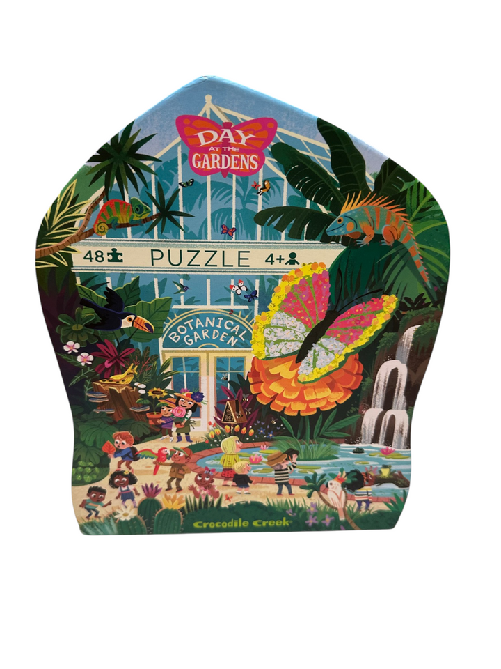 Day at the Gardens (Botanical Garden) - Shaped Puzzle, 48 pcs