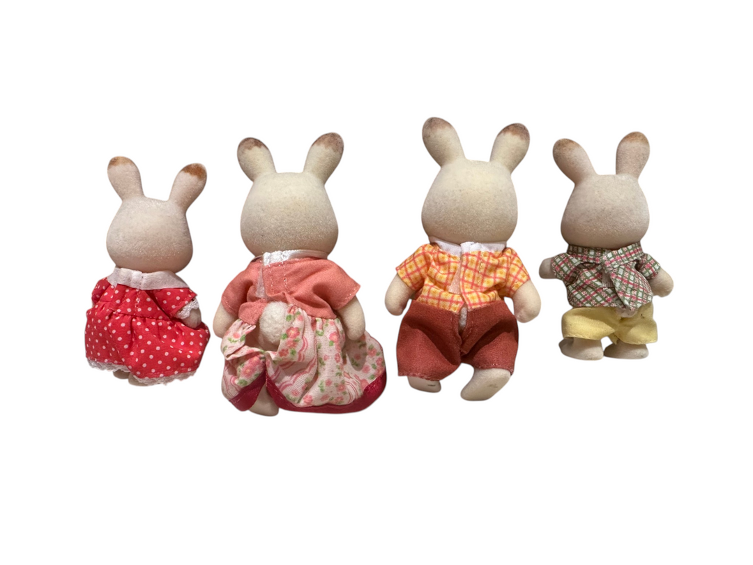 Chocolate Rabbit Family Set