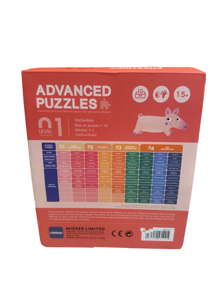 Advanced Puzzles Level 1 - 10-in-1