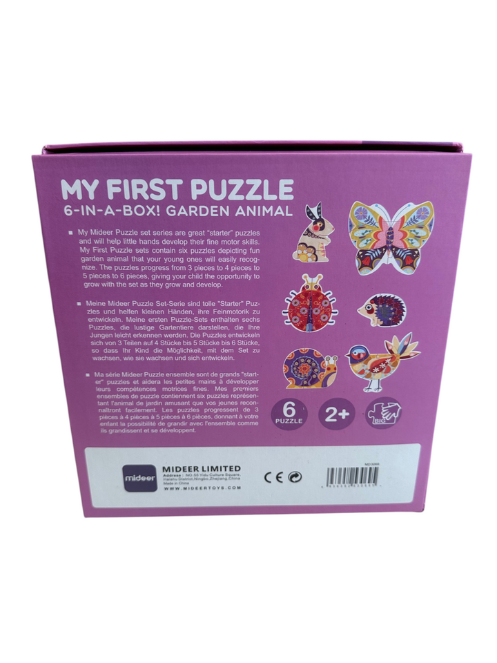 My First Puzzle - Garden Animal 6-in-1 (26 pcs)
