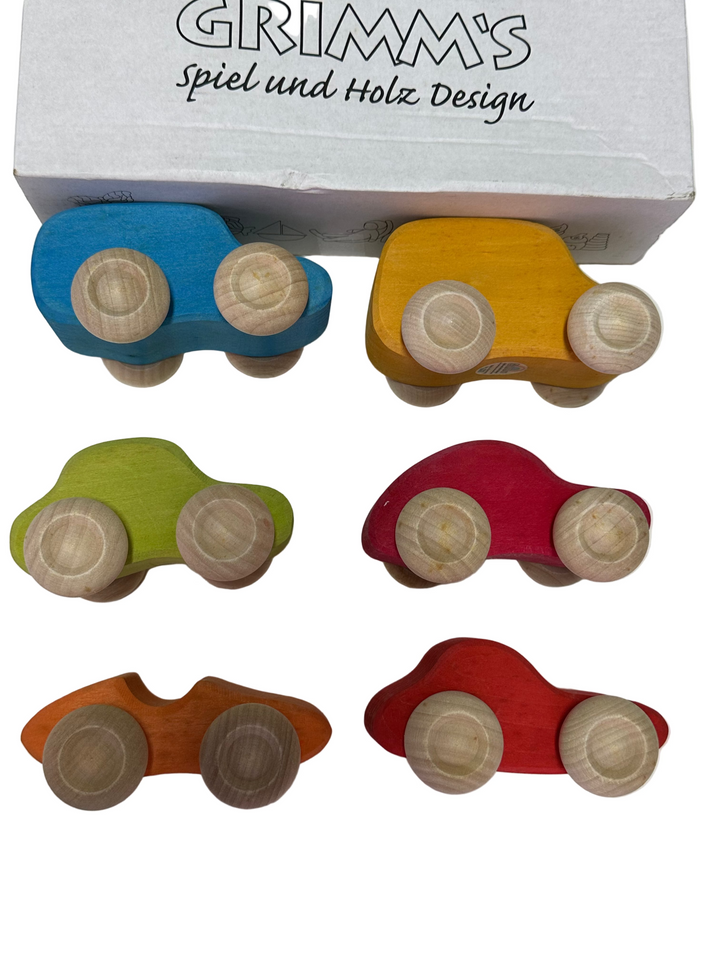 Grimms 6 coloured cars