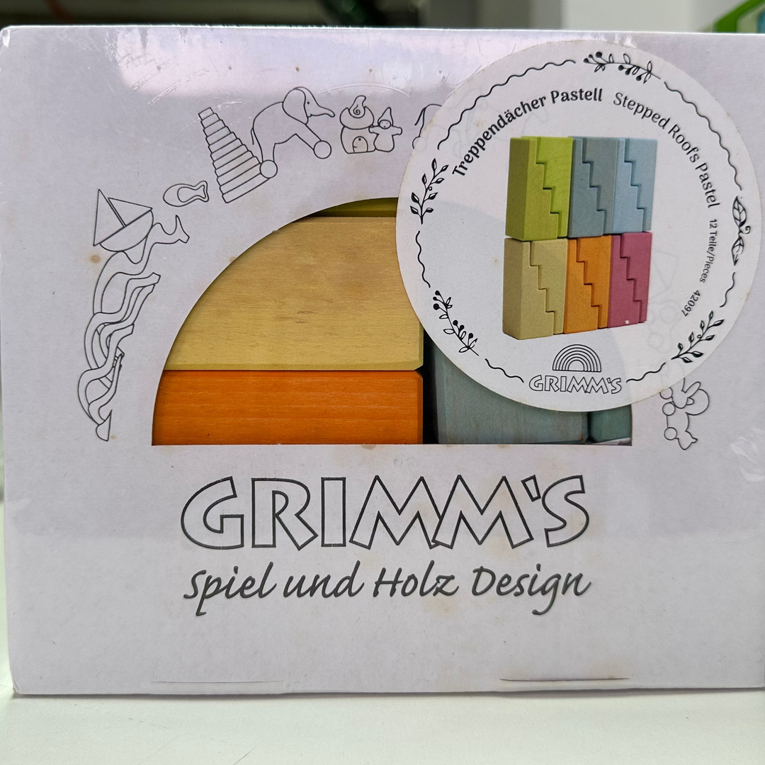 Pastel Stepped Roofs