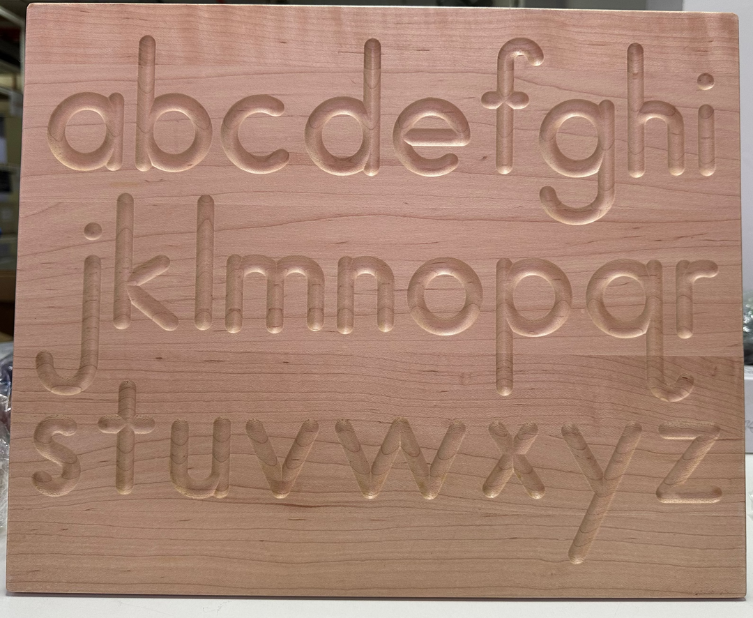 Printed Alphabet Tracing Board - Reversible Lower / Uppercase