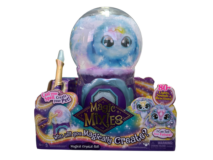Magical Misting Crystal Ball with Interactive Plush Toy and 80+ Sounds and Reactions (14690)