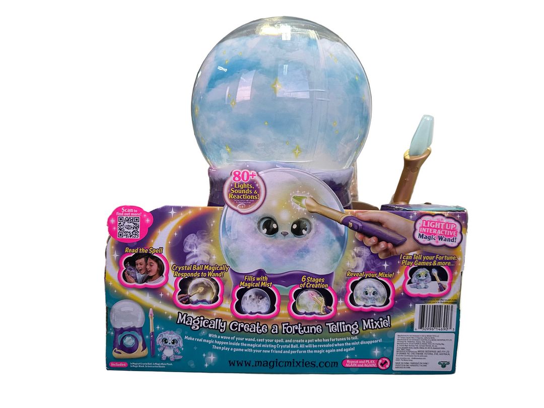 Magical Misting Crystal Ball with Interactive Plush Toy and 80+ Sounds and Reactions (14690)