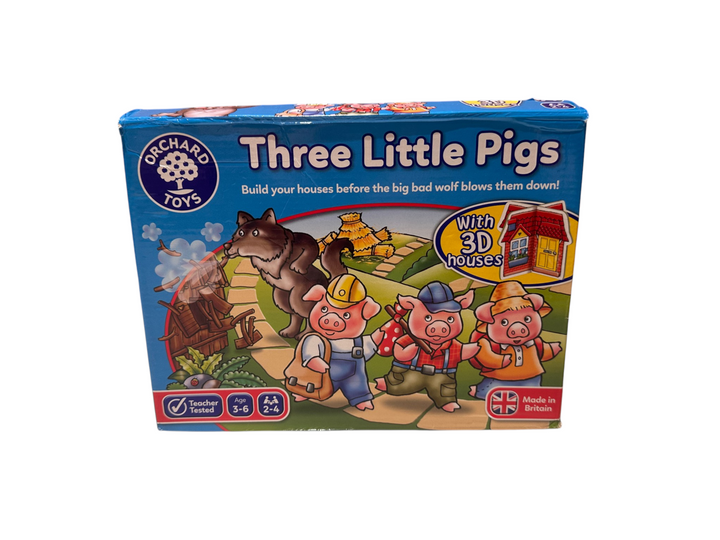 Three Little Pigs Game (with 3D houses)