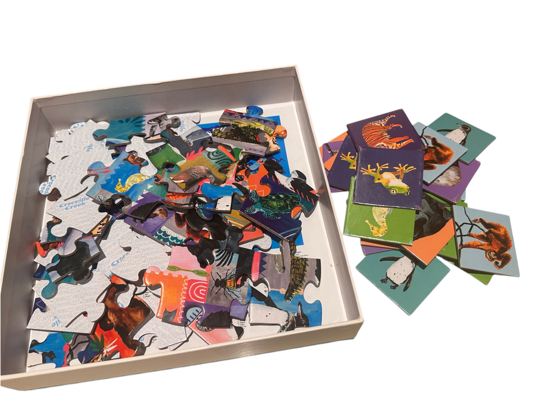 Endangered! Memory Game + Puzzle
