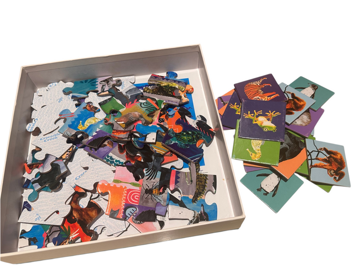 Endangered! Memory Game + Puzzle