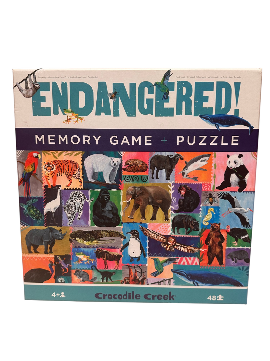 Endangered! Memory Game + Puzzle