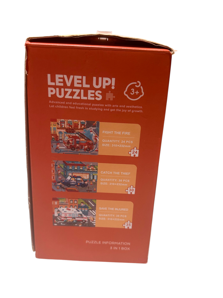 Level Up! Puzzles Level 3- Rescue Team (3 in 1 box)