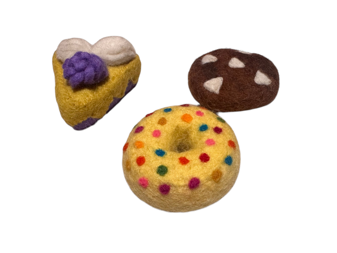 Donut, Cake and Cookie