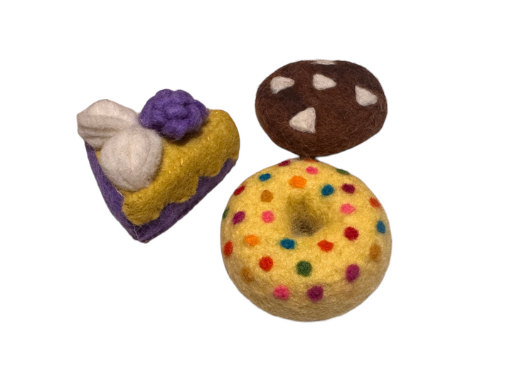 Donut, Cake and Cookie