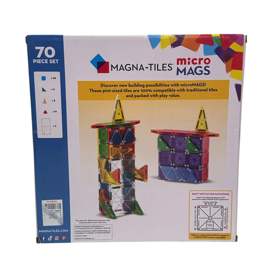 Micro mags - 70 piece set