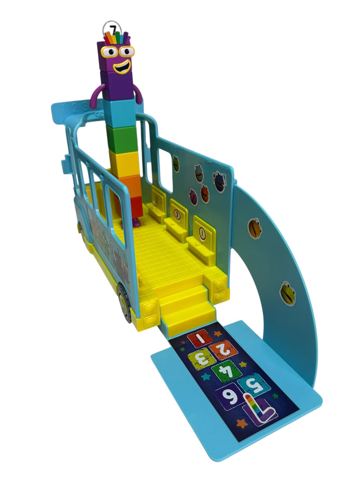 Rainbow Counting Bus