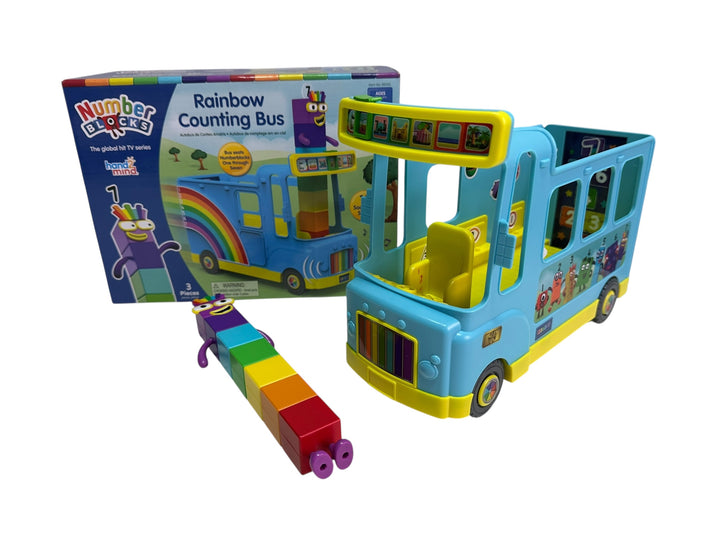 Rainbow Counting Bus