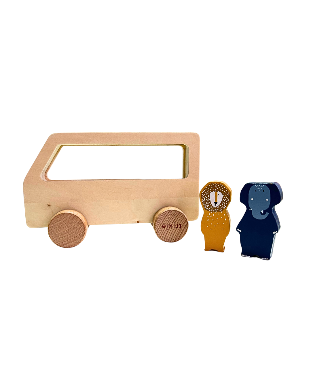 Wooden Animal Bus