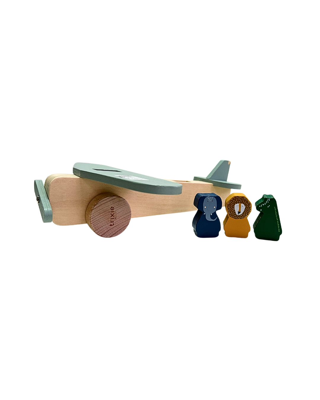 Wooden Animal Airplane