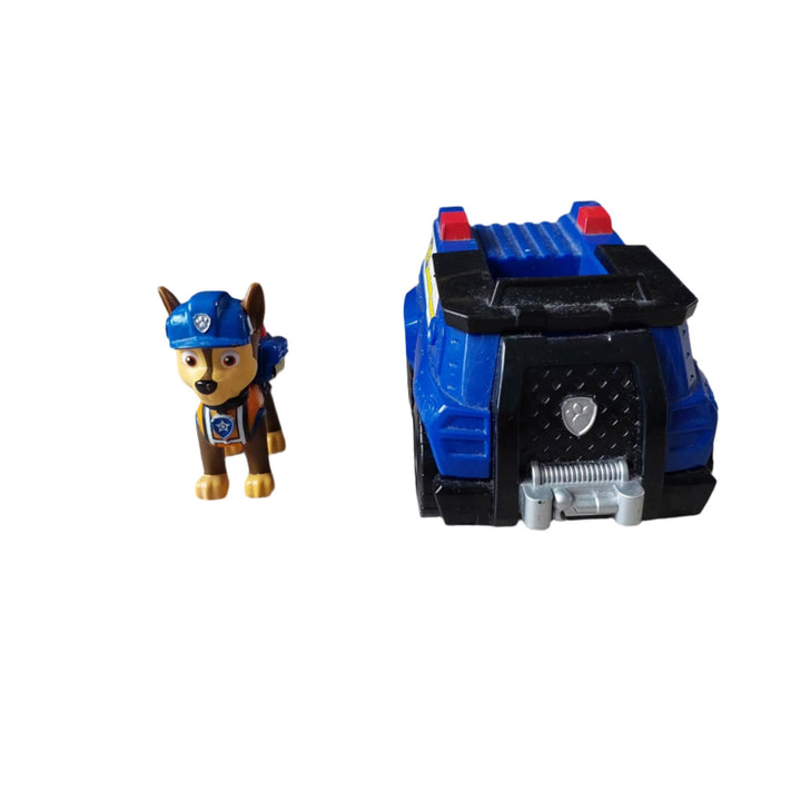 Spinmaster, PAW Patrol Chase`s Patrol Cruiser Vehicle, Join Chase on action-packed missions with his Police Cruiser! When trouble strikes, place Chase (toy figure included) into the driver’s seat and roll to the rescue with real working wheels! With authentic detailing and realistic features, the PAW Patrol’s beloved police dog and his cruiser bring all the excitement of PAW Patrol to life. Chase and his vehicle are eco-consciously manufactured and are made from at least 80% recycled plastic!