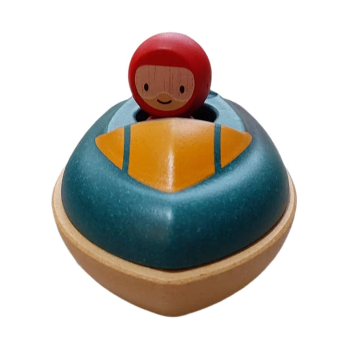 Plan Toys, Speed Boat, Imagine racing across the sea at super speeds! This delightful set stimulates interactive and imaginative play.