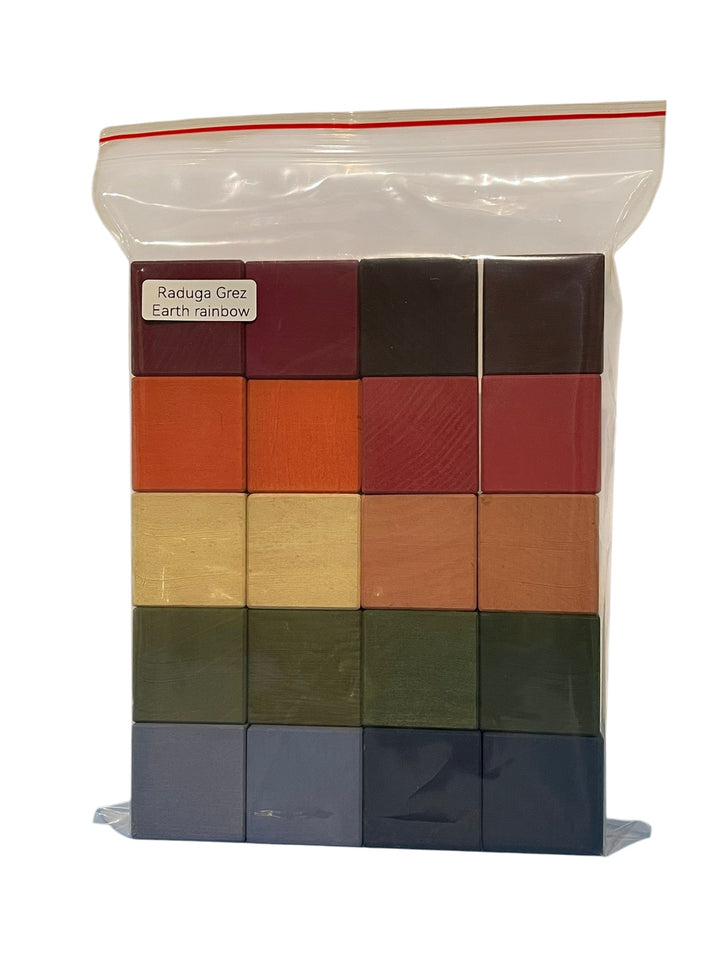 Cubes Earth Rainbow