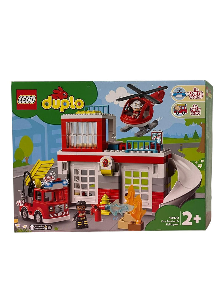 Rescue Fire Station and Helicopter 10970