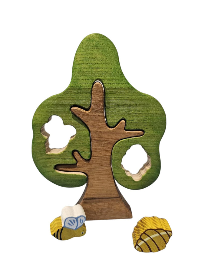 Tree with Bee and Honey