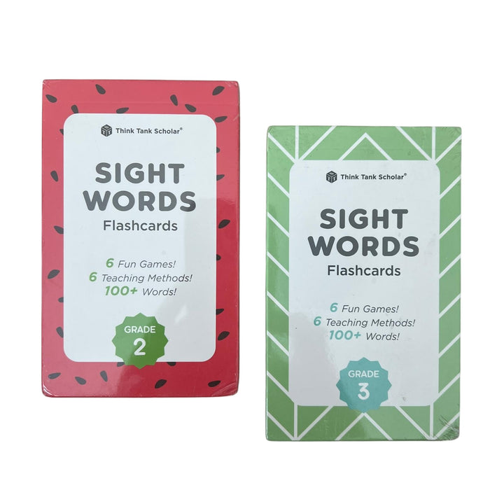 Sight Words Flashcards - Grade 1, 2, 3
