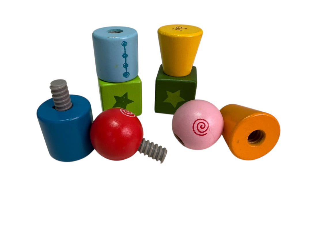 Twist and Turnables Wooden Building Block Learning Set