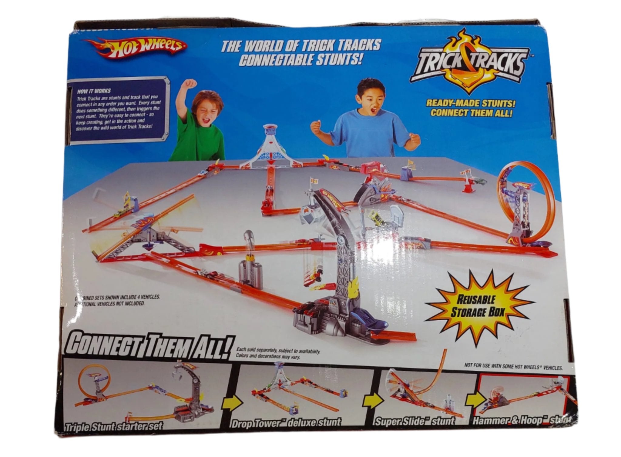 Amazon.com: Hot Wheels Trick Tracks Ultimate Stunt World